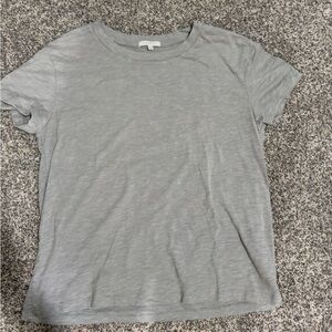 Z Supply Light Gray Short Sleeve Crewneck Tee